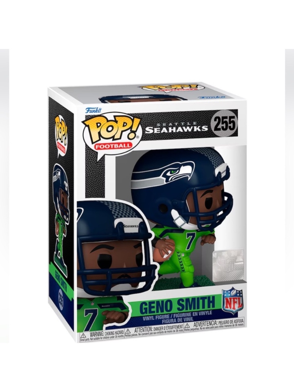 Geno Smith Seattle Seahawks #255 Funko Pop! Vinyl‎ Figure